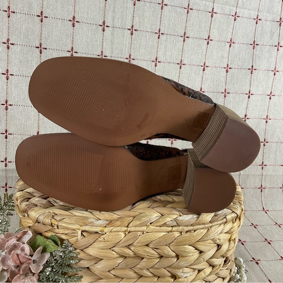 Madewell “The Carey” Mule Real Calf Hair Slip On Mules Sz 6 NWOB Leopard Print - Picture 7 of 8